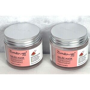 Lot of 2 The Creme Shop Gelee Mask Overnight Treatment Watermelon 2.36 fl oz NEW